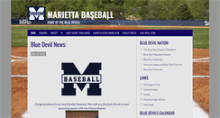 Desktop Screenshot of mariettabaseball.com